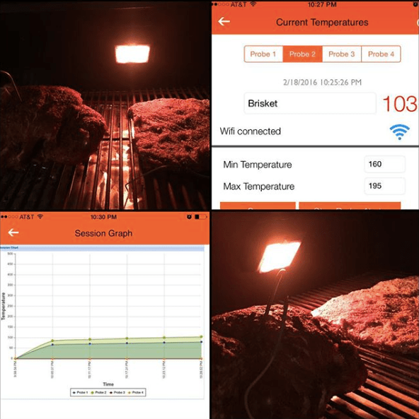 Tappecue WiFi BBQ Thermometer Photo Credit: @toddnanderson