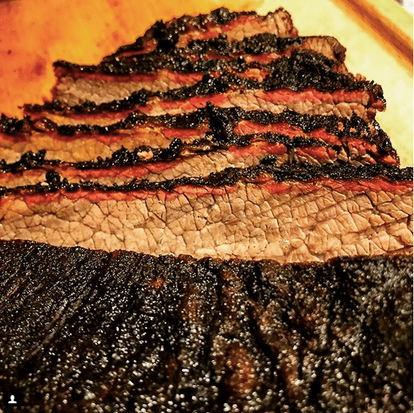Smoke Ring on a Traegered Packer Prime Brisket